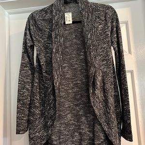 Aeropostale Black/white Cardigan NWT